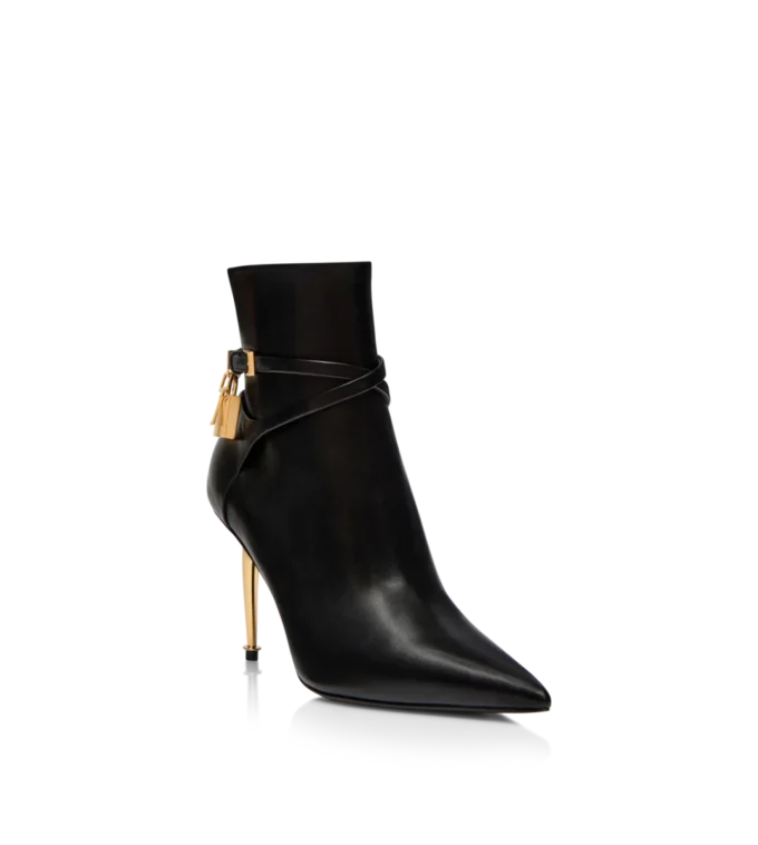 Ghete din piele cu lacăt de 85 mm Ghete din piele cu lacăt de 85 mm
