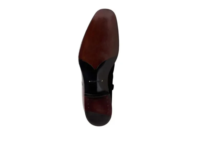 Ghete Edgar Zip din piele lustruită