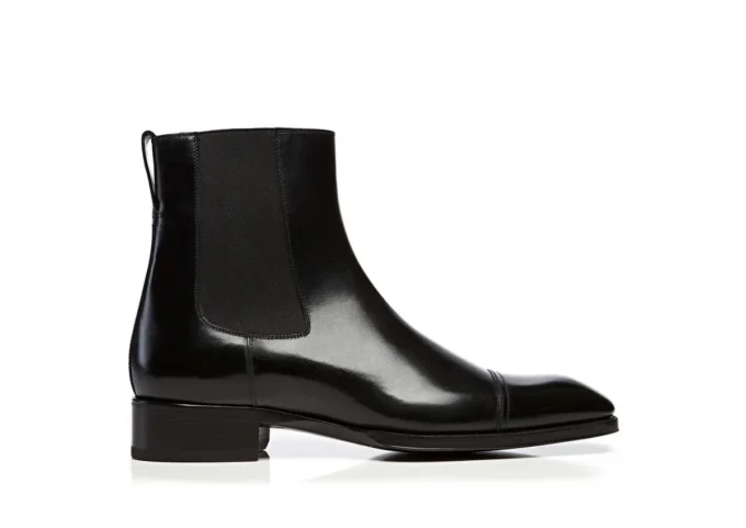 Ghete Gianni din piele lustruită