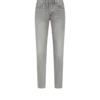 Gri Denim elastic slim fit cu margine