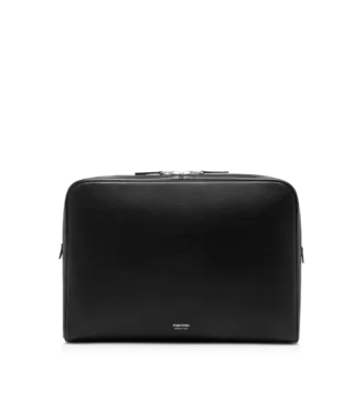 Husă minimalistă pentru laptop din piele grain