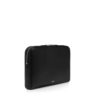 Husă minimalistă pentru laptop din piele grain