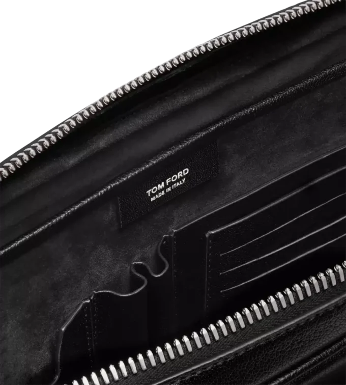 Husă minimalistă pentru laptop din piele grain