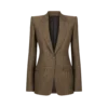 Jacheta cu un singur rând de nasturi și rever ascuțit din jacquard croco Jacheta cu un singur rând de nasturi și rever ascuțit din jacquard croco