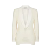 Jacheta de seară din mătase și viscoză jacquard