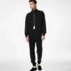 Pantaloni de jogging din lână cu două fețe