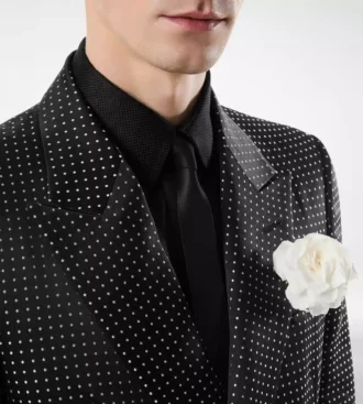 Jacheta Duchesse Polka Dot Jacquard
