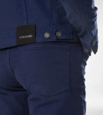 Jacheta Icon din denim moleskin