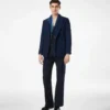 Jacheta Indigo Herringbone