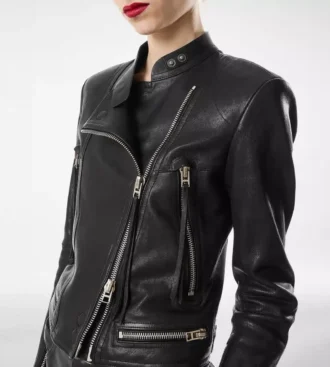 Jacheta Nappa Racer cu finisaj cu abur