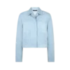 Jacheta overshirt din piele de miel moale
