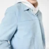 Jacheta overshirt din piele de miel moale