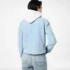 Jacheta overshirt din piele de miel moale
