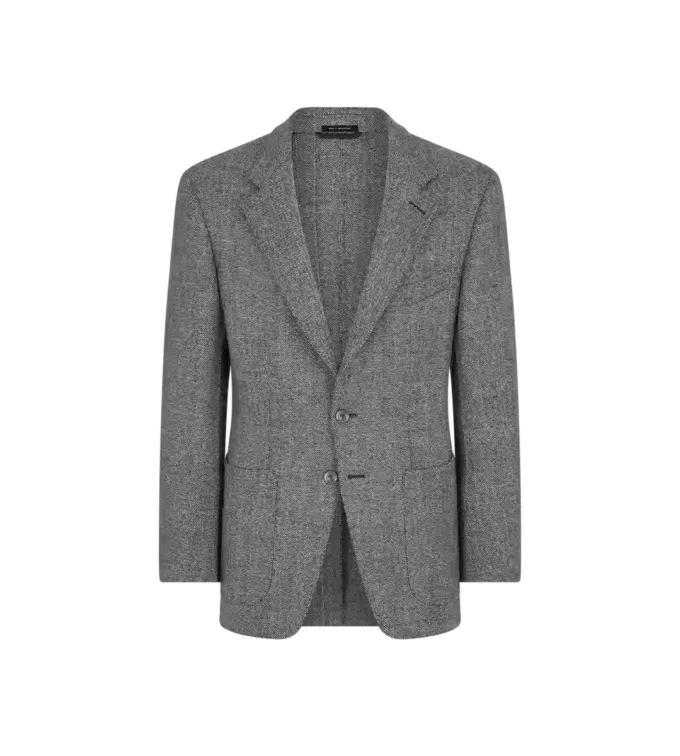 Jacheta Sharkskin Herringbone Double Splittable Jacheta Sharkskin Herringbone Double Splittable