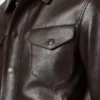 Jacheta western din piele de bivol