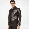 Jacheta western din piele de bivol