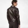 Jacheta western din piele de bivol
