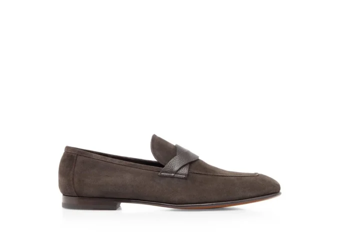 Mocasin din piele de căprioară Sean Twisted Band