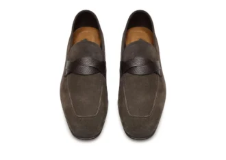 Mocasin din piele de căprioară Sean Twisted Band
