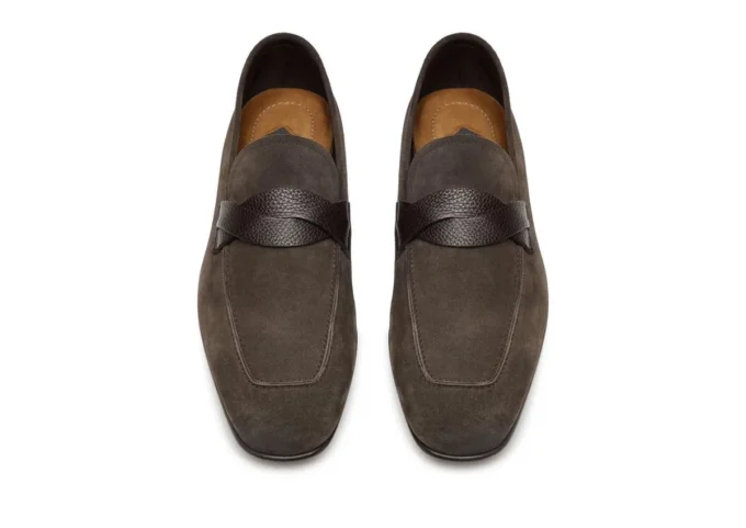Mocasin din piele de căprioară Sean Twisted Band