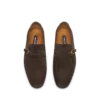 Mocasini din piele de căprioară Gigi cu bandă răsucită și cataramă Mocasini din piele de căprioară Gigi cu bandă răsucită și cataramă