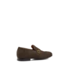 Mocasini din piele de căprioară Gigi cu bandă răsucită și cataramă Mocasini din piele de căprioară Gigi cu bandă răsucită și cataramă