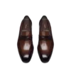 Mocasini din piele lustruită și piele de aligator Elkan Twisted Band Mocasini din piele lustruită și piele de aligator Elkan Twisted Band