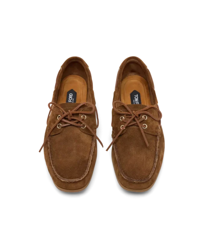 Mocasini Robin din piele de căprioară