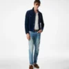 Mocasini Robin din piele de căprioară