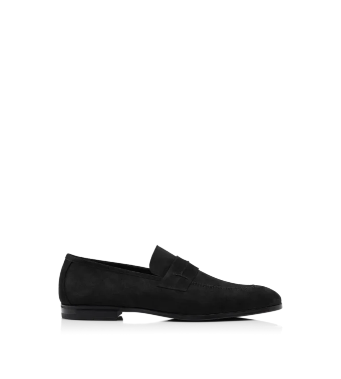 Mocasini Sean din piele de căprioară