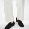 Mocasini Sean din piele de căprioară