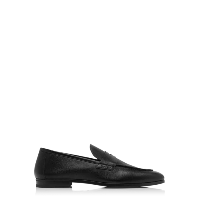 Mocasini Sean Twisted Band din piele suplă