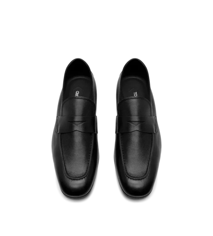 Mocasini Sean Twisted Band din piele suplă