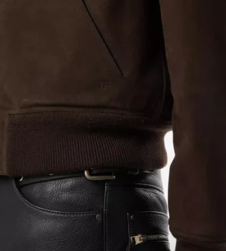 Nubuck Shearling Flight Bomber