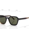 Ochelari de soare geometrici din corn Ochelari de soare geometrici din corn