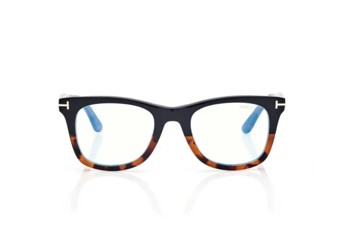 Ochelari de vedere Blue Block Square cu ochelari de soare cu clemă Ochelari de vedere Blue Block Square cu ochelari de soare cu clemă