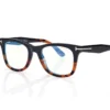 Ochelari de vedere Blue Block Square cu ochelari de soare cu clemă Ochelari de vedere Blue Block Square cu ochelari de soare cu clemă