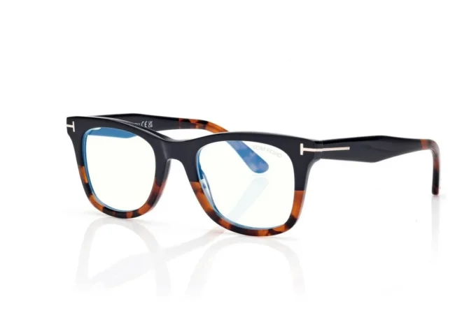 Ochelari de vedere Blue Block Square cu ochelari de soare cu clemă Ochelari de vedere Blue Block Square cu ochelari de soare cu clemă