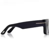 Ochelari de vedere Blue Block Square cu ochelari de soare cu clemă Ochelari de vedere Blue Block Square cu ochelari de soare cu clemă