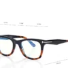 Ochelari de vedere Blue Block Square cu ochelari de soare cu clemă Ochelari de vedere Blue Block Square cu ochelari de soare cu clemă