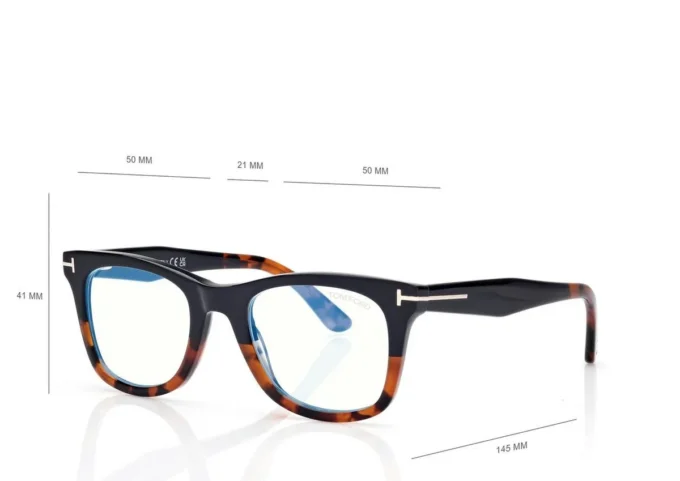 Ochelari de vedere Blue Block Square cu ochelari de soare cu clemă Ochelari de vedere Blue Block Square cu ochelari de soare cu clemă