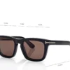 Ochelari de vedere Icon Blue Block Square cu ochelari de soare cu clemă