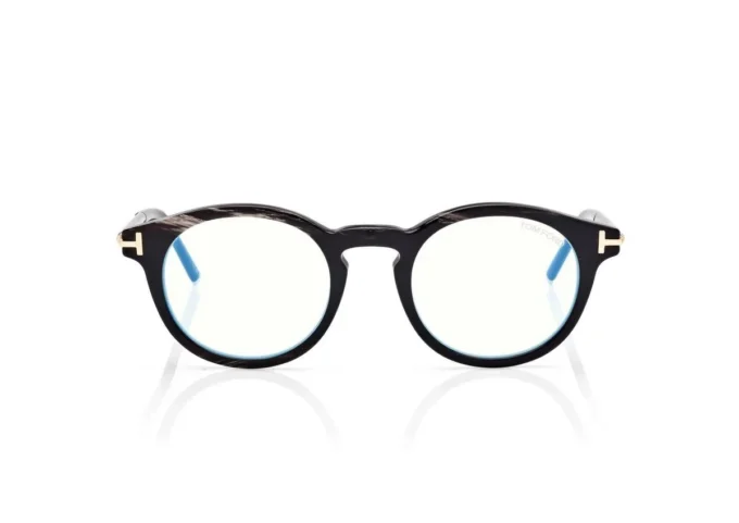Ochelari rotunzi Horn Blue Block Opticals Ochelari rotunzi Horn Blue Block Opticals