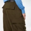 Pantaloni cargo din lână, cașmir și mătase Pantaloni cargo din lână, cașmir și mătase