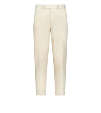 Pantaloni chino din bumbac periat