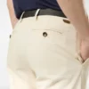 Pantaloni chino din bumbac periat