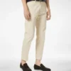 Pantaloni chino din bumbac periat