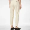 Pantaloni chino din bumbac periat