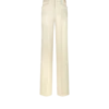 Pantaloni croiți din mătase și lână twill, cu croi bootcut Pantaloni croiți din mătase și lână twill, cu croi bootcut