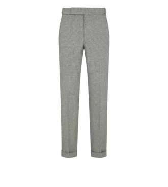 Pantaloni cu model Birdseye